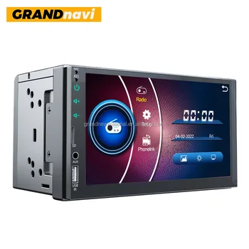 GRANDnavi 2din MP5 7inch Universal car radio car dvd player double din with BT touch screen radio for carplay