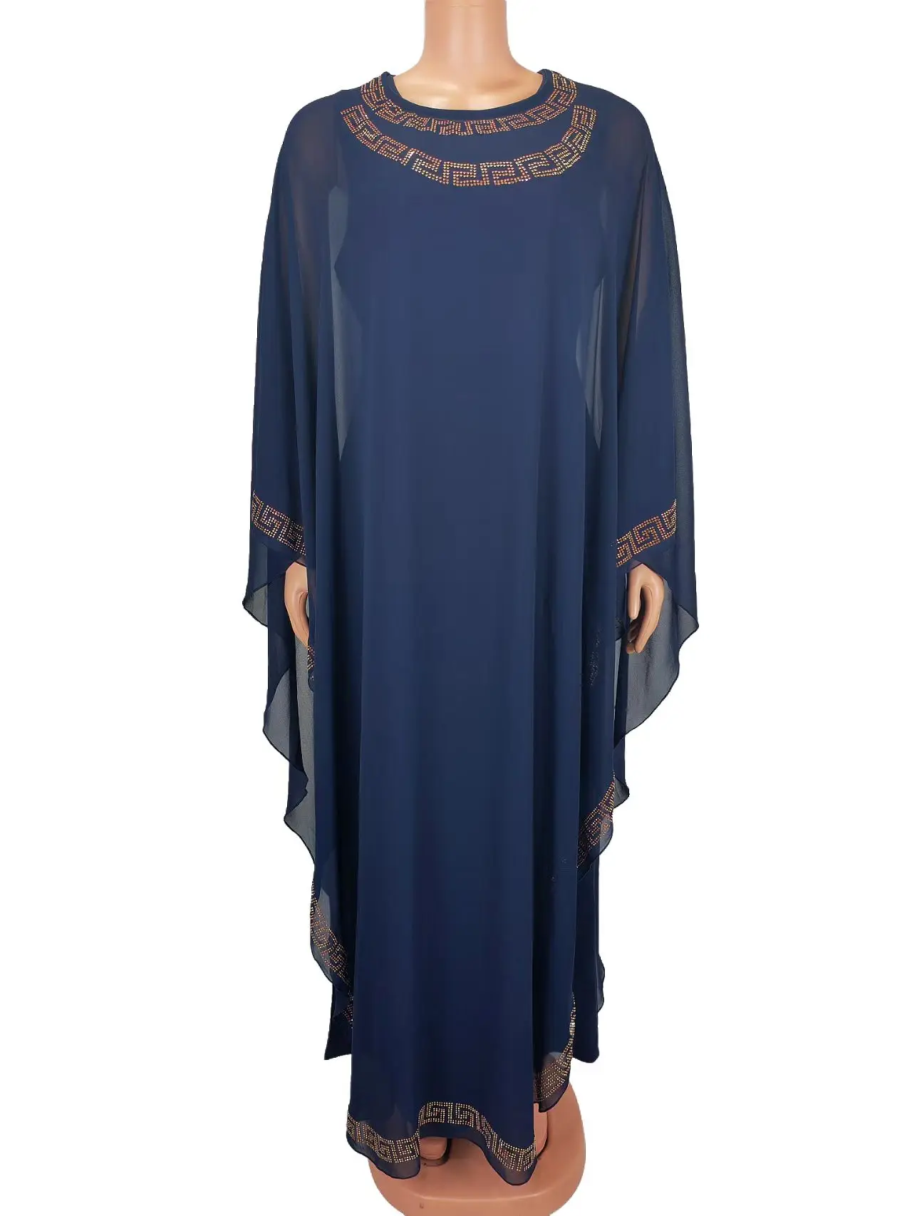 Fashion Hijab Dress Women Middle East Abaya Kaftan Long Robe Dubai ...