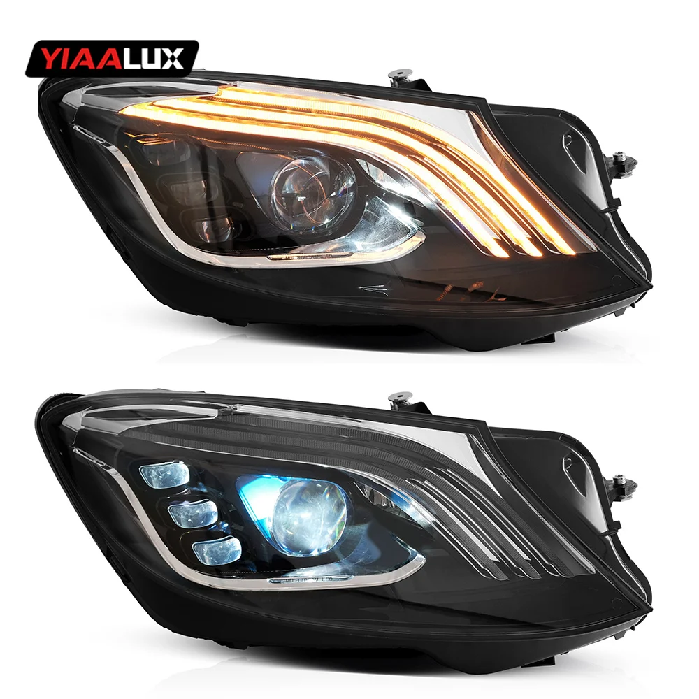 Vland Auto parts modified market upgrade for Mercedes benz 2014-2017 W222 head lamp led headlight