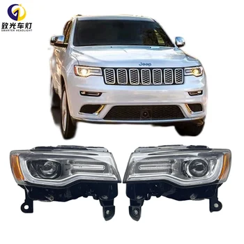 Suitable for JEEP Grand Cherokee White American headlights automotive automatic lighting system headlights