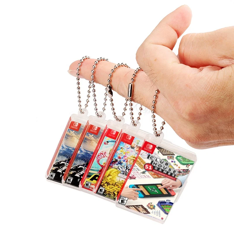 Mini Single Dedicated Game Card Cartridge Display Storage Keychain Pocket  Case Box Holder for Nintendo Switch Micro SD TF Card