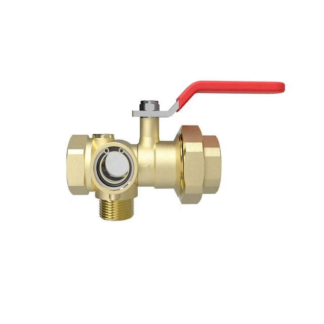 Brass Forged Test & Drain  Valve for Firefighting Hydrant System With Sight Glass Economic Model BJ51001C