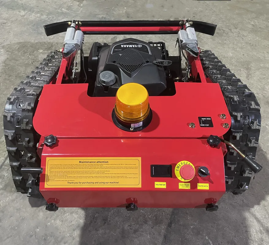 Self-Propelled 550mm Cutter Machine Gasoline Remote Control Lawn Mower 4-Stroke Cordless Robotic Lawn Mower for Agriculture