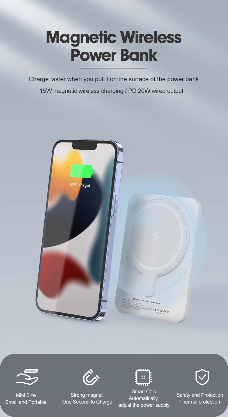 iphone xr magnetic power bank