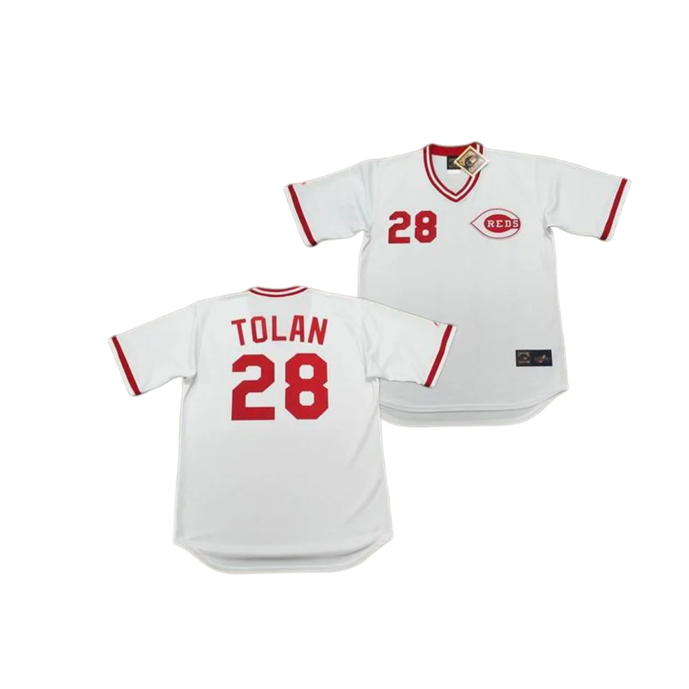 Wholesale Men's Cincinnati 27 Jose Rijo 28 Bobby Tolan 29 Brett Boone 30  Ken Griffey 36 Carroll Throwback Baseball Jersey Stitched S-5xl From  m.