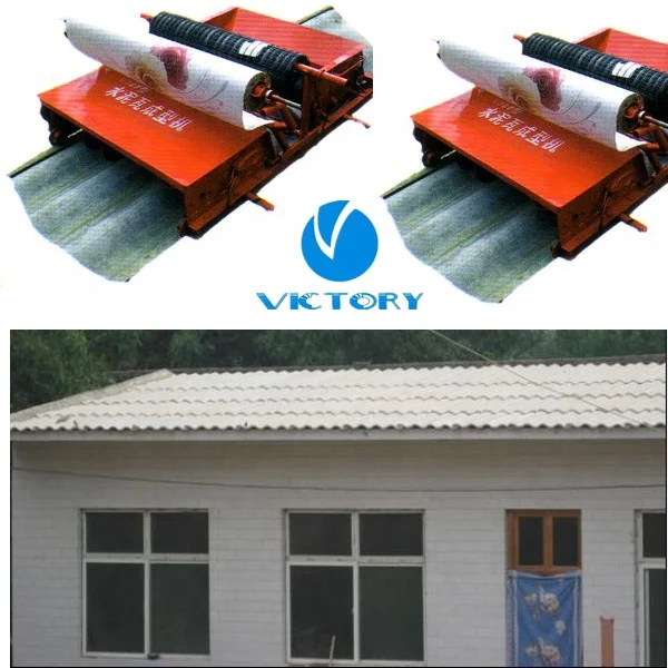 Concrete Roof Tile Machine Corrugate  Cement Roof Sheet Making Machine