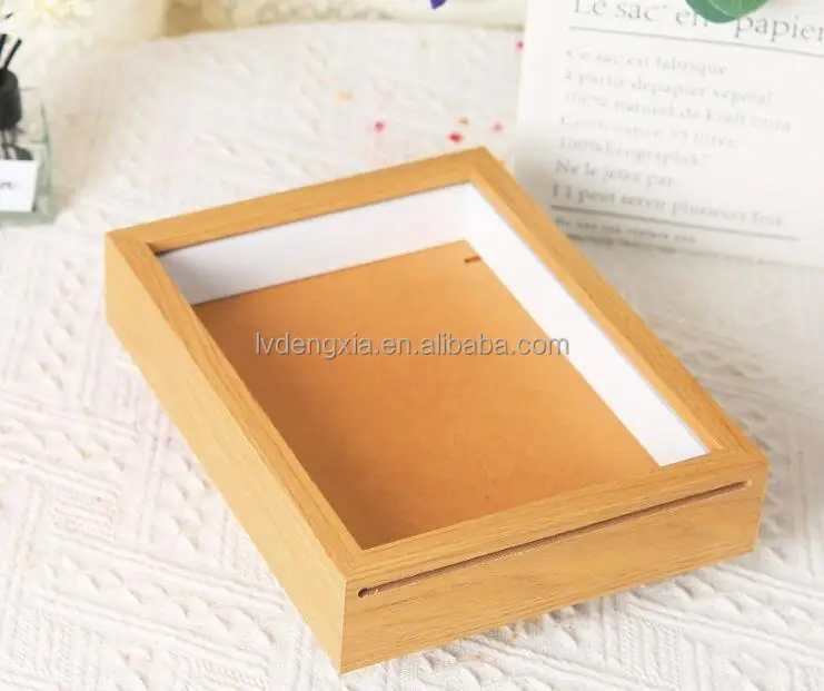 A4 A5 Mdf Material Empty Photo Frame for DIY Painting Light Blank Frames with Acrylic Luminous Painting Night Light Material