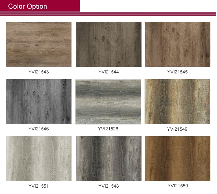 Factory Wholesale Customizable PVC Vinyl Floor SPC Floor