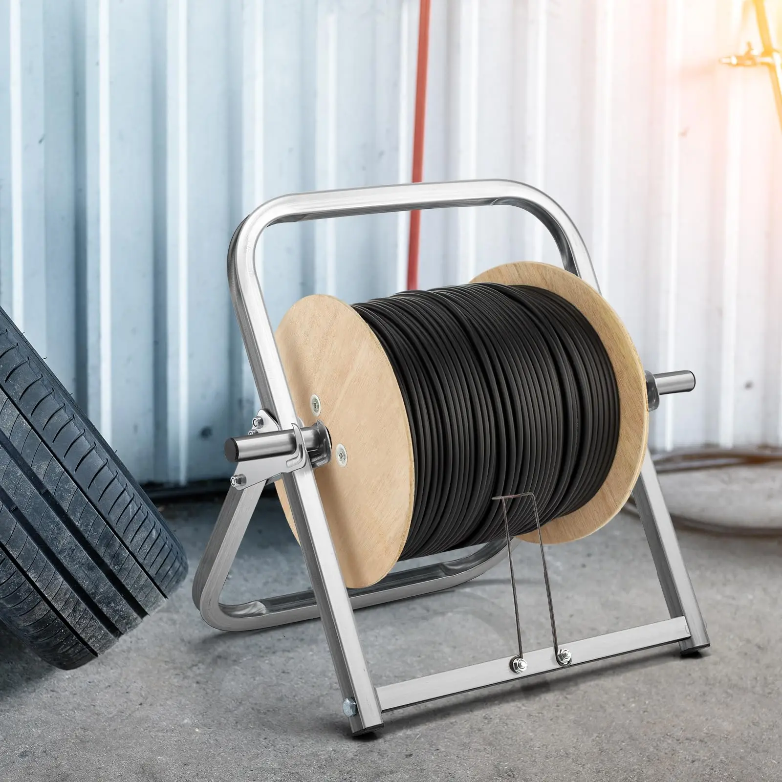 Wire Organizer Yeeoy Multiple Axle Cable Caddy, Transportable Wire