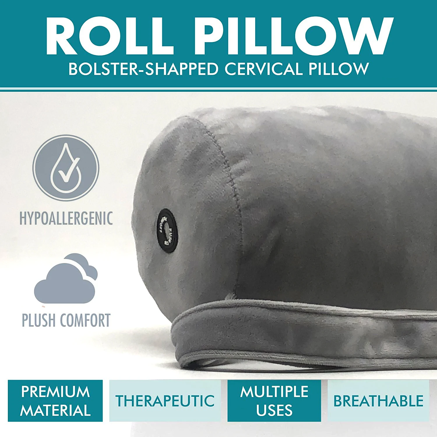 vibrating massage roll pillow Niksa Collapsible Foot Spa Bath Massager with Heat, Bubbles – Ivie Blue LLC main image 1