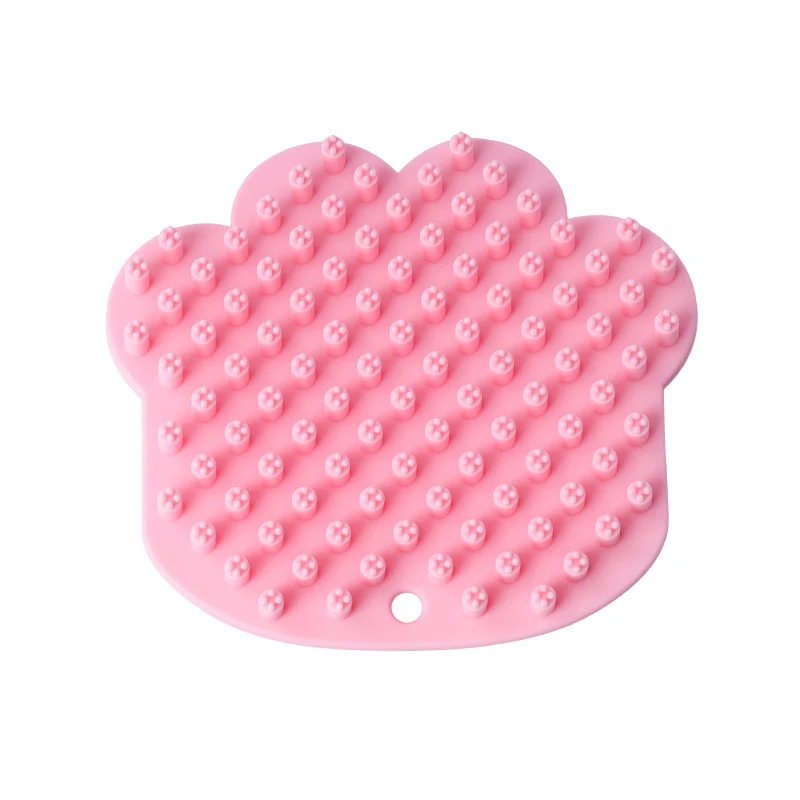 Outil polyvalent de nettoyage pour animaux, brosse de douche en silicone pour animaux, utilisable dans la salle de bain, idéale pour le bain et la toilette des chats
