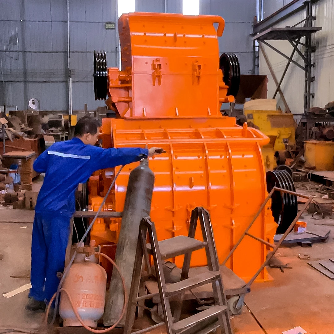 High Efficiency Hammer Crusher with Vibrating Feeder Mine Engineering Crushing Machine