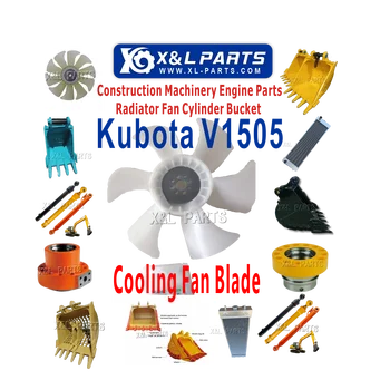 330mm V1505 F1005 Engine Fan16239-74110 Xinlian Engine Parts B2150D B2150E B2150HSE B2150HSD for Kubota engine mini Excavator