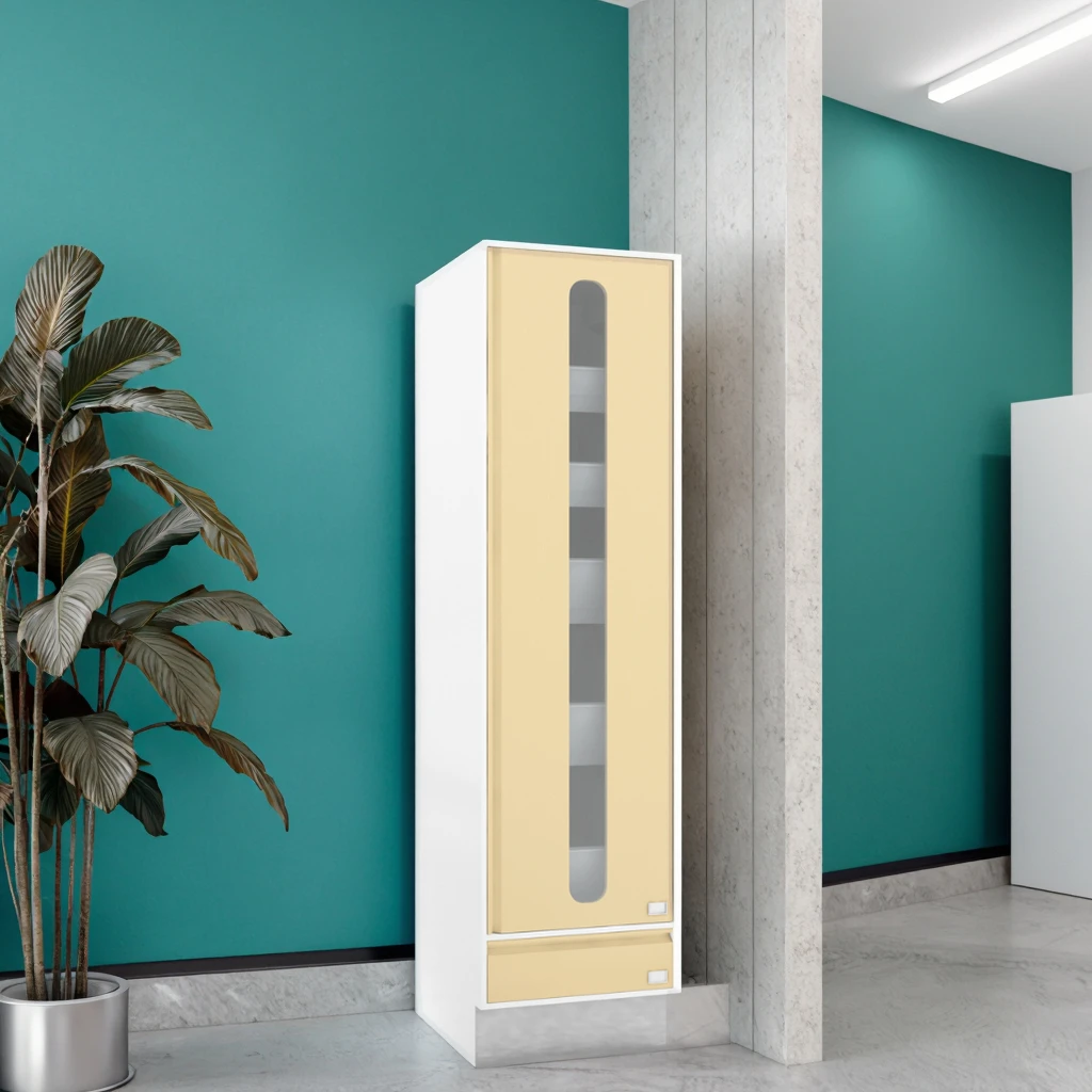 Modern Hospital Intravenous Fluid Dispensing Cabinet 990mm Metal School Use with Large Capacity Trays IV Solution Storage Unit 4