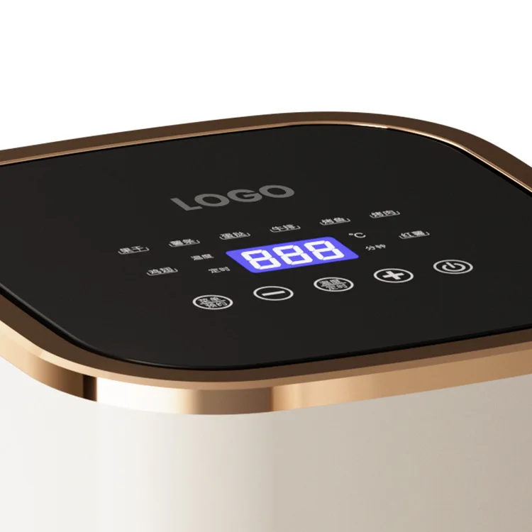 Household Multi-function 6L Mechanical Touchscreen Knob Visual Smart air Fryer