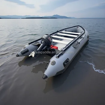 Stock 5.8m 6m Large Rigid Hull Inflatable Working Boat Inflatable Rescue Boat for Sale