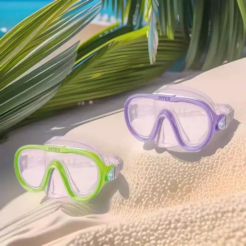 Factory Wholesale Best-selling Models of High-definition Waterproof Anti-fog Racing Large Frame Swimming Goggles