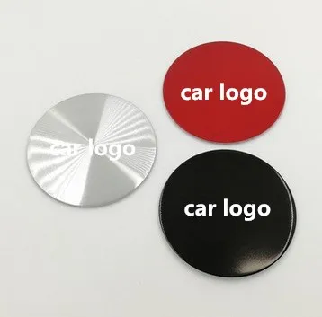 3D Stickers 4 pcs Logo Imitation Center Cap Wheel Trims 50 mm