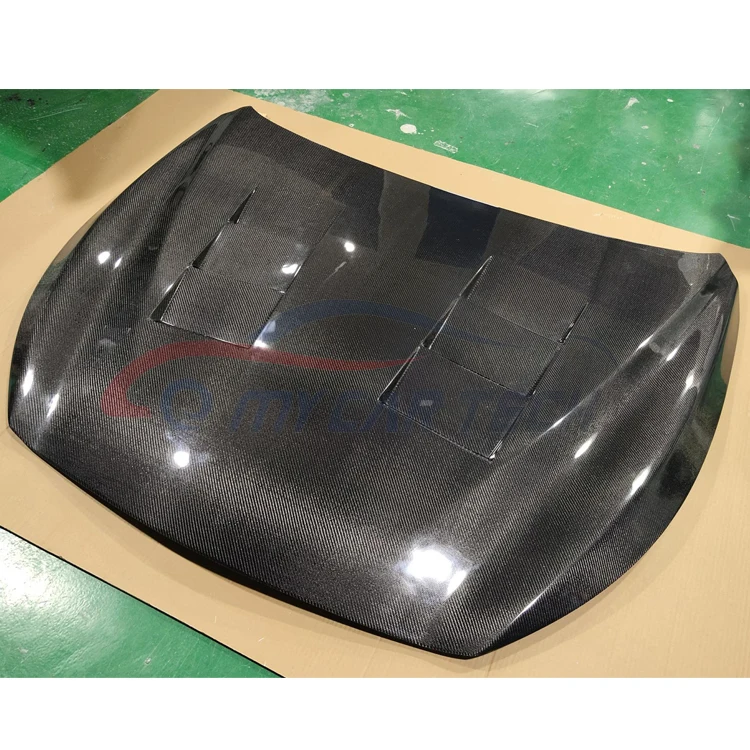 Carbon Fiber Scoop Engine Hood Cover For Infiniti Q50 2015 Carbon