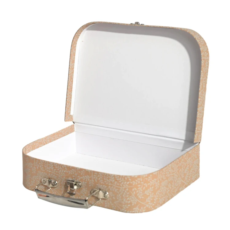 Biodegradable Manufacture Wholesale Scatola Regalo Craft Paper Packaging  Cardboard Suitcase Box for Children