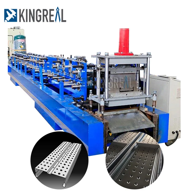 Full Automatic C Shape Steel Walk Platform Making Machine Scaffold Plank Roll Forming Machine Scaffolding Plank Production Line