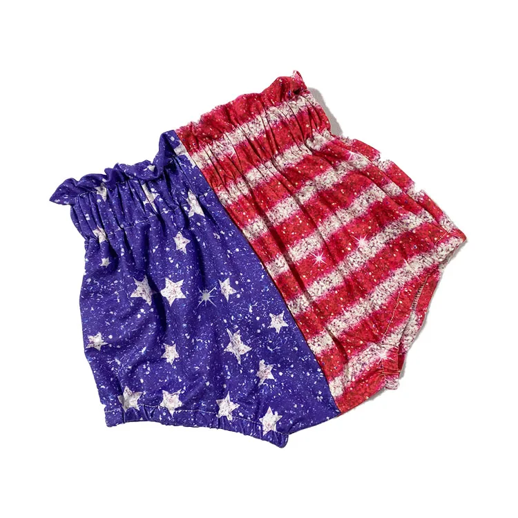 Бесплатная доставка, новое поступление, летняя полоска в виде звезды для младенцев, 4 июля, половинчатая наполовину