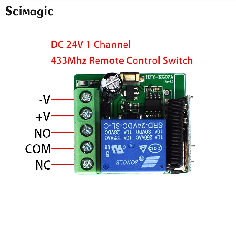 8 Channel Remote Control Switch 433.92MHz Wireless Remote Control Switch  100M