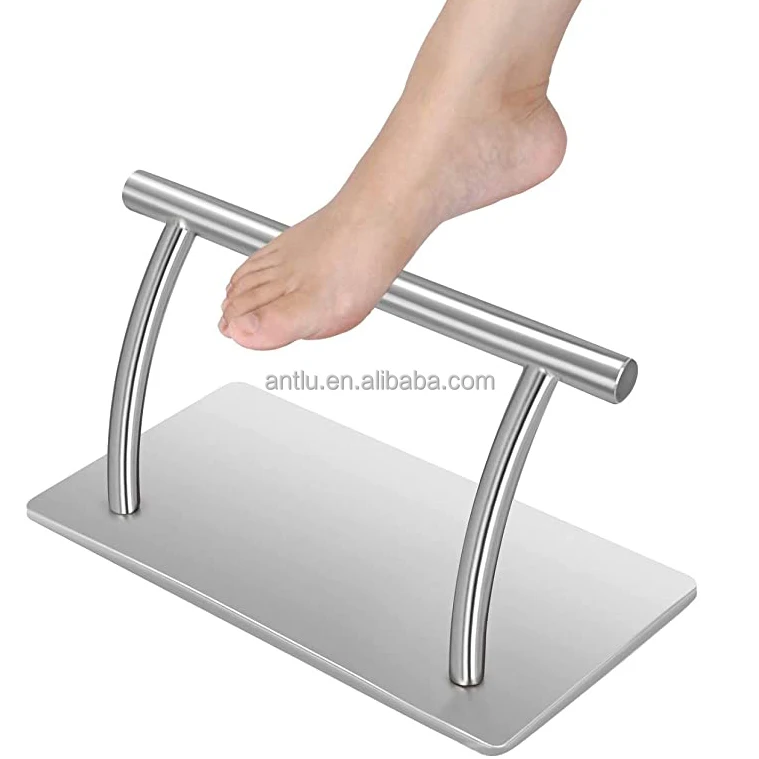 BarberPub Stainless Steel Footrest Barber Chair Foot Rest Parts for Hairdressing Salon Beauty Spa Equipment FOT01
