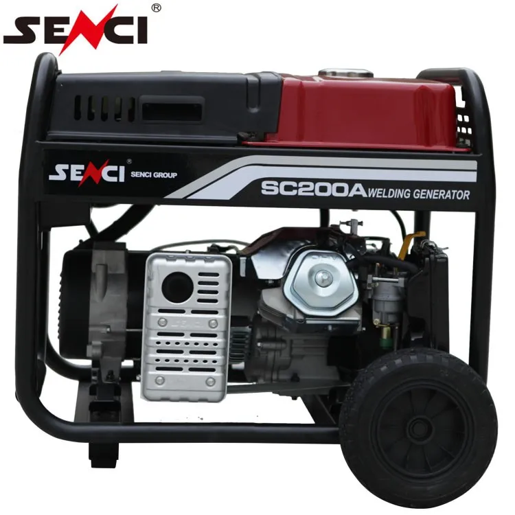 Senci Diesel Generator Welding Machine 5kva 200 Amp AVR Home Use Heavy Duty for DC Welding and DC Generator Output for Sale