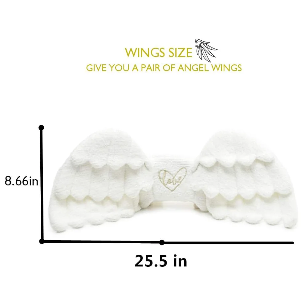 Women Cute Vivid White Plush Wings Lolita Angel Cosplay  display picture 2