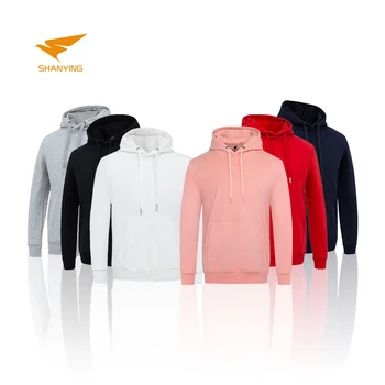 Logo Printing 100% cotton Fleece Pullover Full Zip Up Unisex Blank Plain Sweatsuit Tracksuit Custom Men's Hoodies