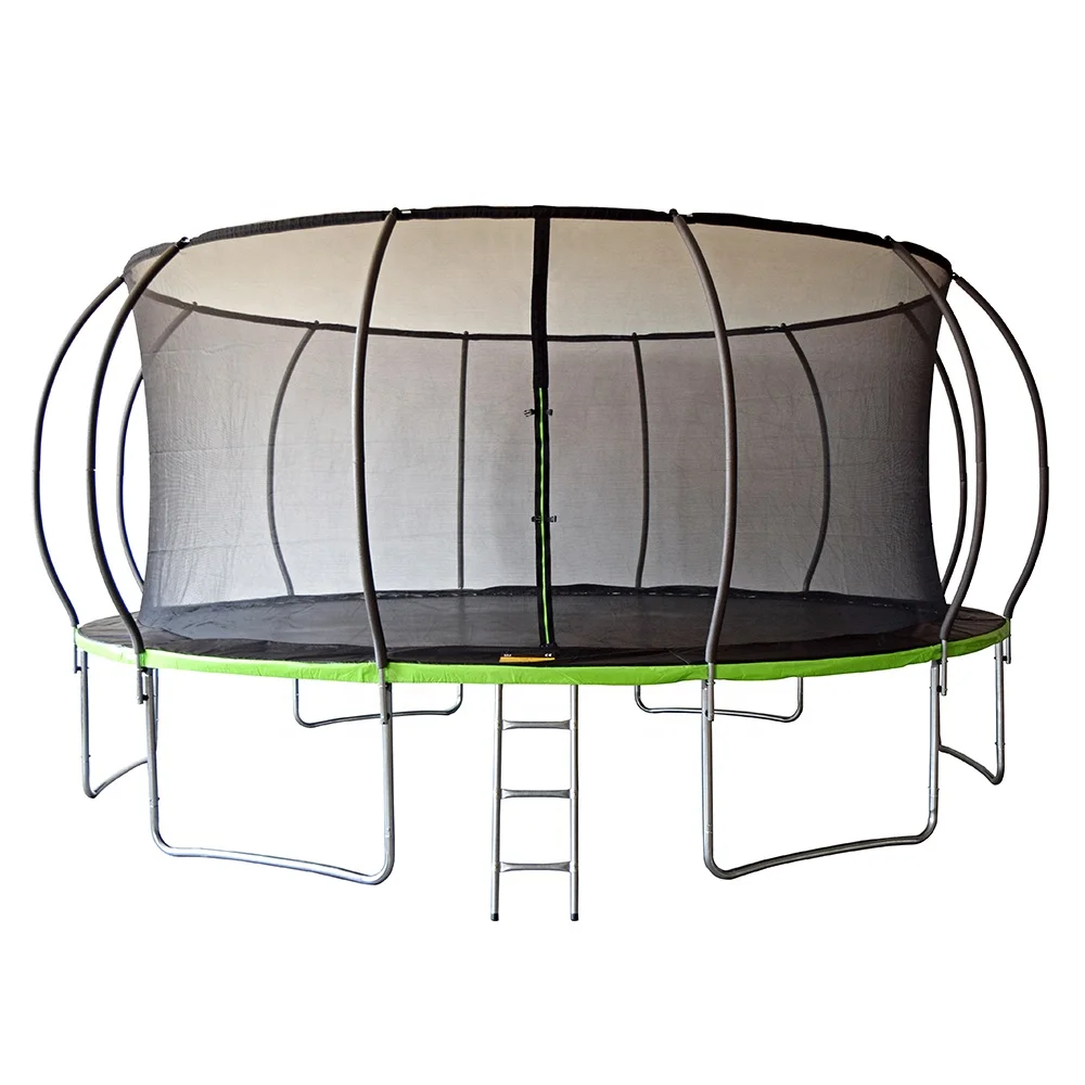 Funjump Professional Household Adult Children Elastic Outdoor 16ft Round Big Bounce Jumping Bed Trampoline