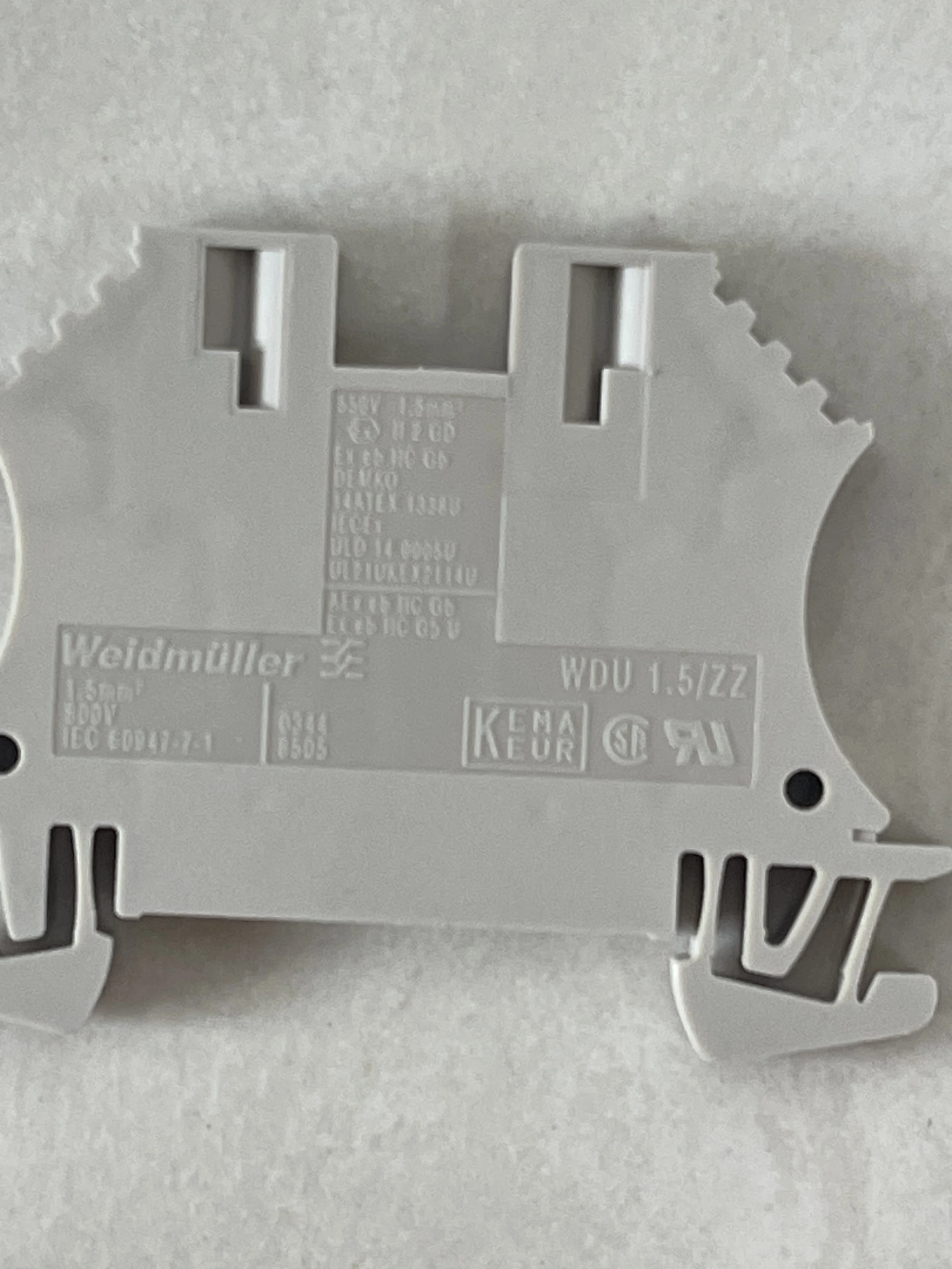 Weidmüller Terminal Block WDU 1.5/ZZ