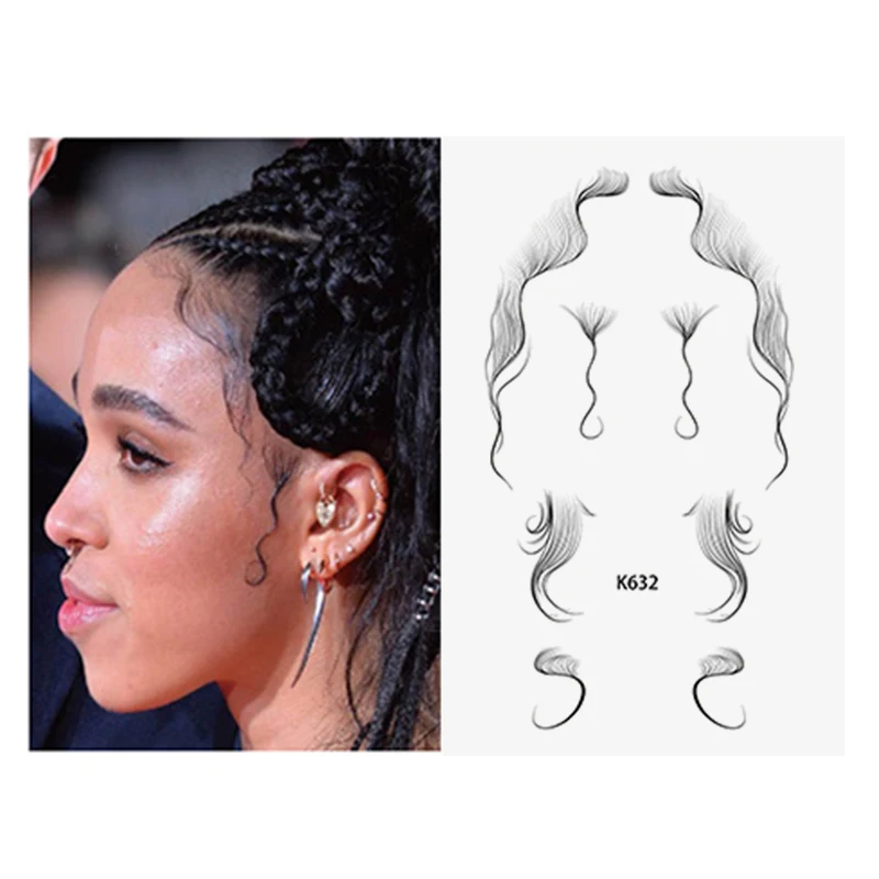 ベビーヘアタトゥー広州gmpc工場ファッションデザインタトゥーステッカーヘナタトゥーステッカー Buy ベビーヘアータトゥー 一時的なタトゥー Product On Alibaba Com