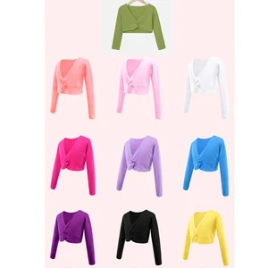 Girls Shawl Coat Soft and Comfortable Dance Costume Long Sleeve Thin Performance Dance Coat