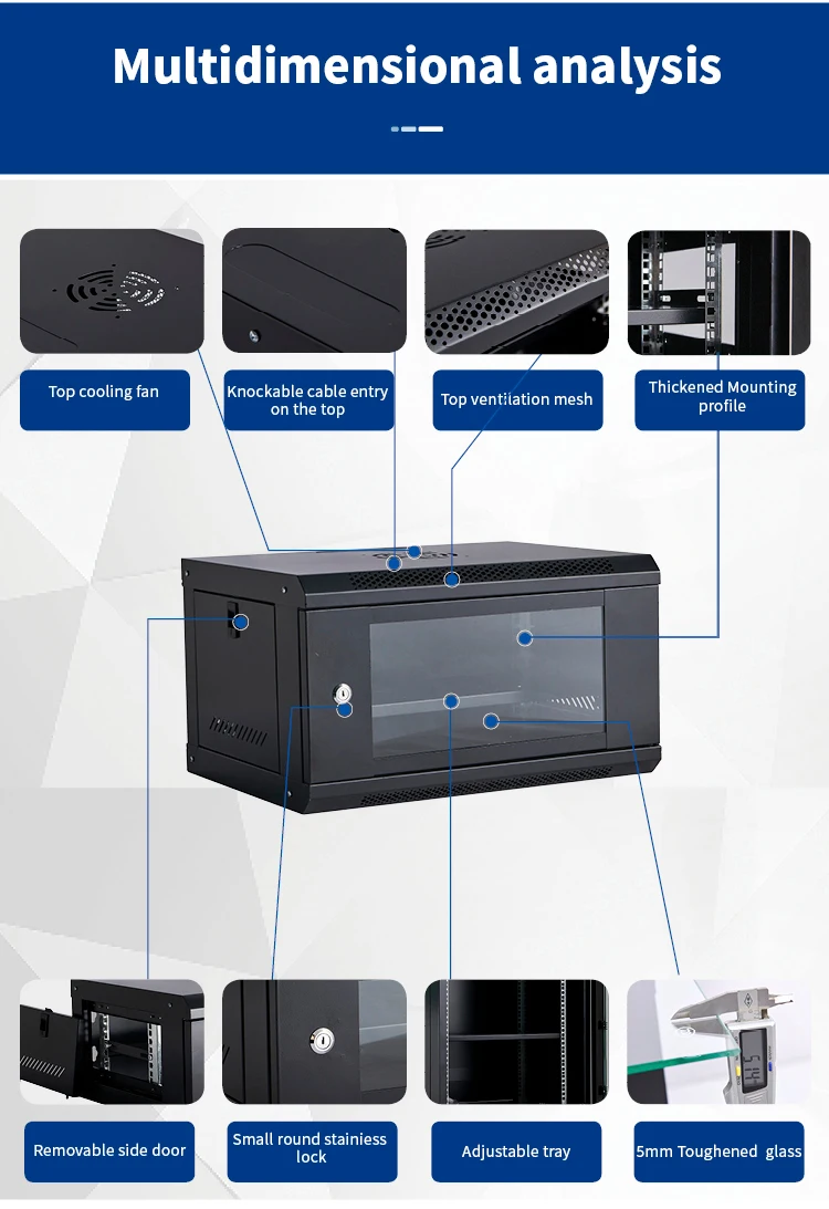 Cross Flow Fans, Wall, 6U - detail 6
