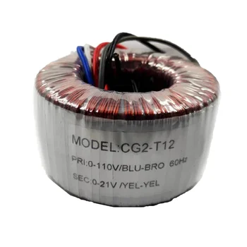 Pure Copper 12V/24V/48v Toroidal Power Transformer 100VA/250VA/300VA/500VA/1000VA/2000VA/5000VA Audio Transformer