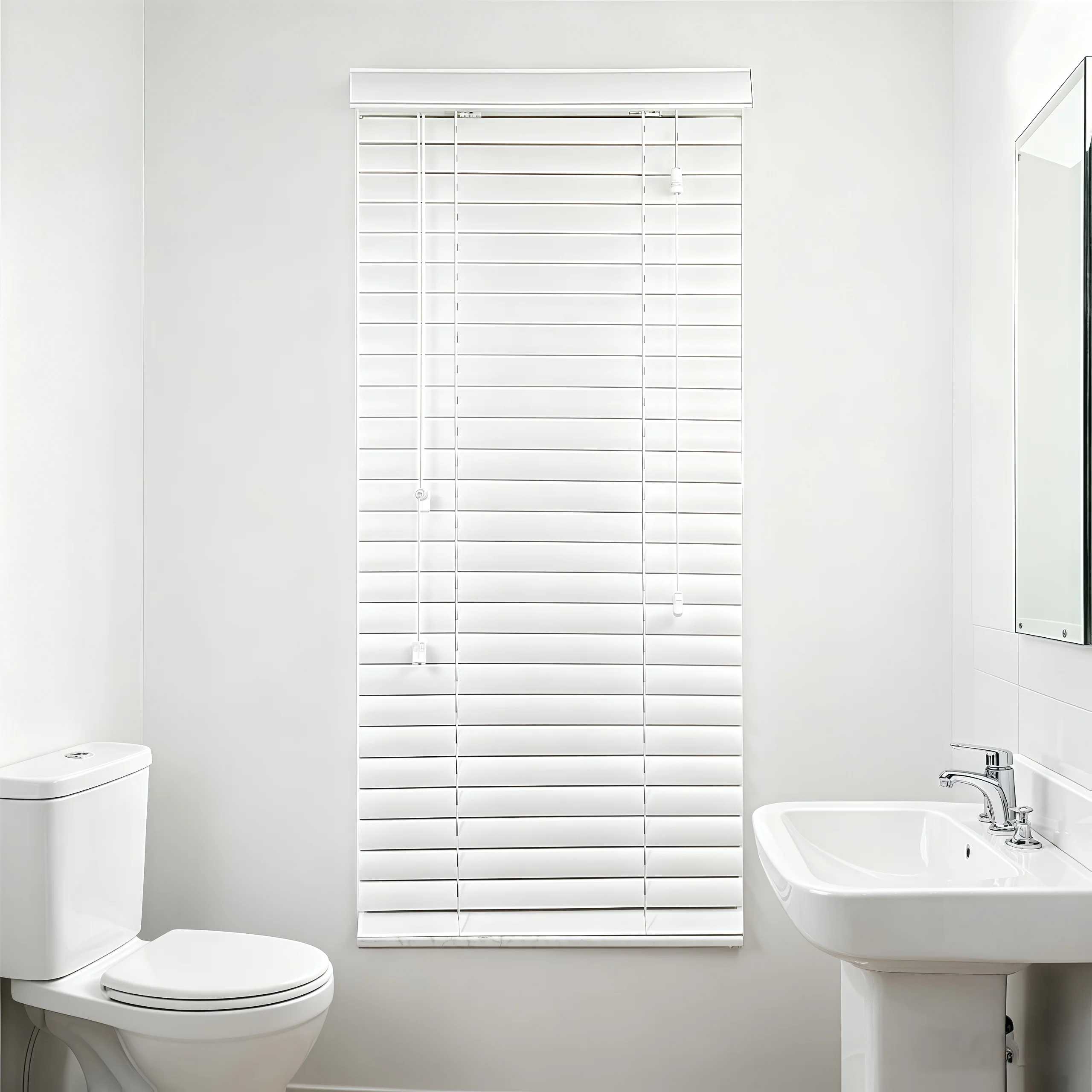 Premium Handmade PVC Curved Slat Blinds-Waterproof Humidity-Resistant UV Blocking Design for Everyday Use in Home Interiors