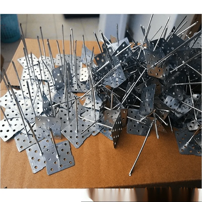 40X40mm Base Perforated Base Hanger Spindle Pin Insulation Pin Insulation Hanger Rock Wool Insulation Pins