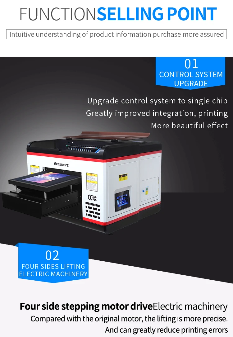 Dtg Printer A3 Size Direct To Garment Inkjet T-shirt Printing Machine ...