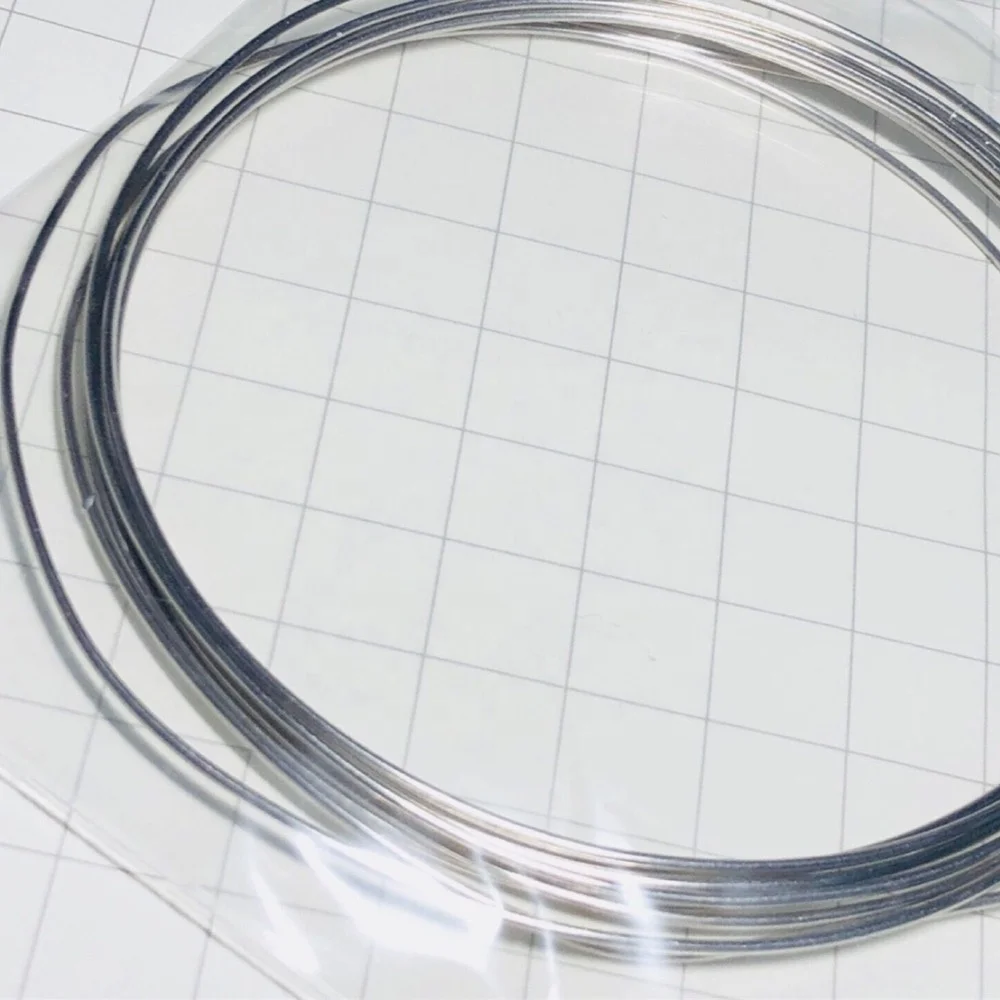Fil Palladium Pur 99,99% - Diamètre 0,2 à 1,0 Mm - Longueur 10 Cm - NEUF