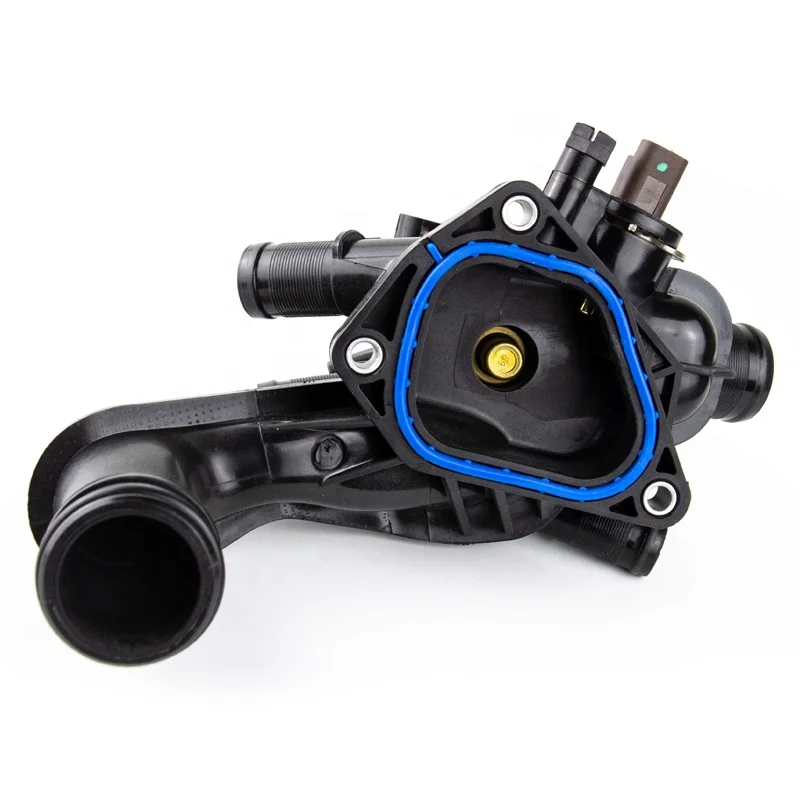 Auto Engine Parts Thermostat Housing With Sensor Fits Peugeot Citroen
