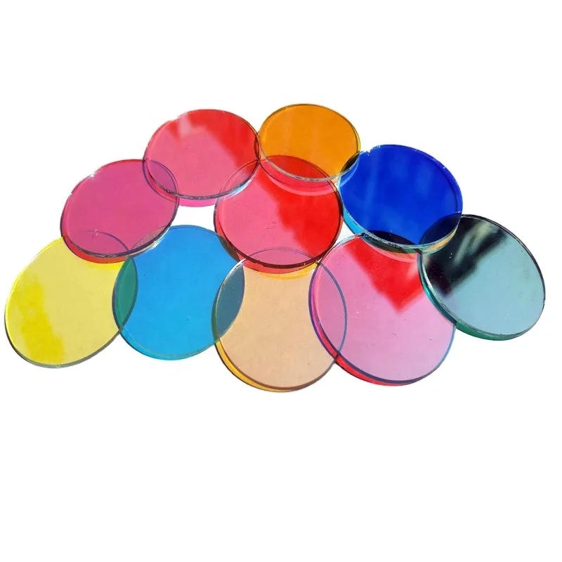 Factory Customized light yellow color Optical Filter hob445 holmium Glass