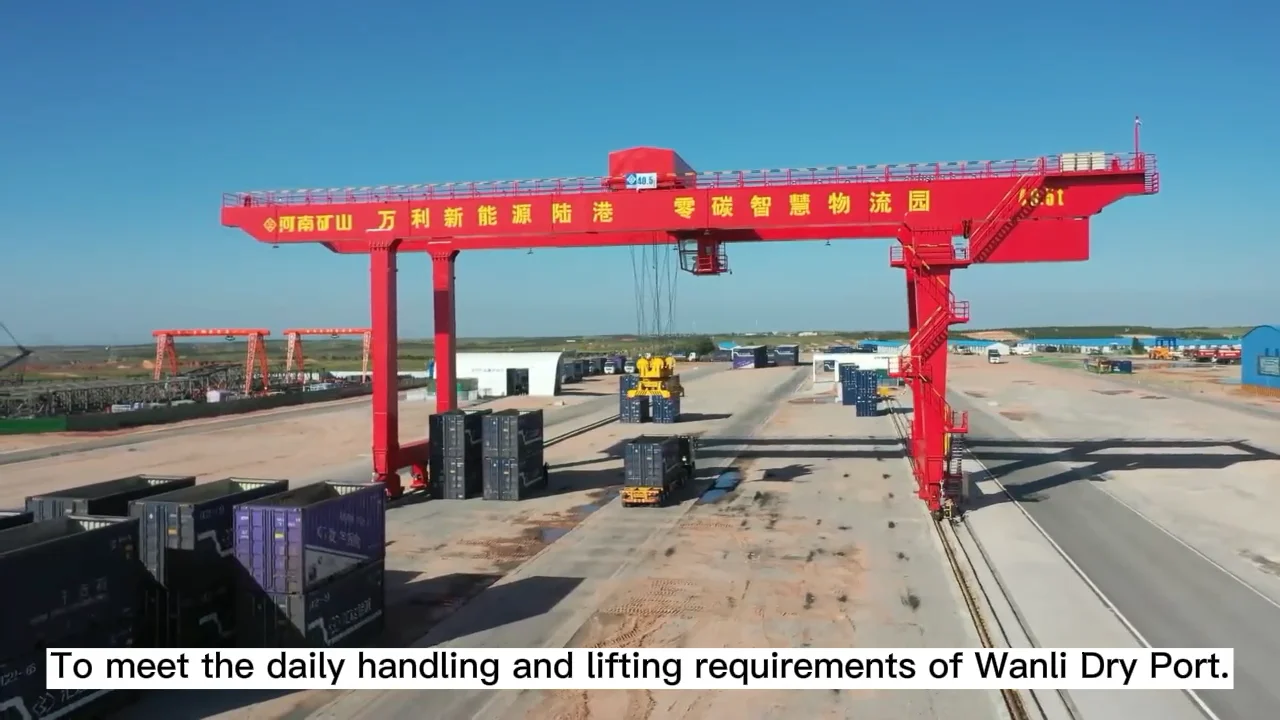 Rmg Model Rail Mounted Traveling Gantry Crane Container Handling Using ...