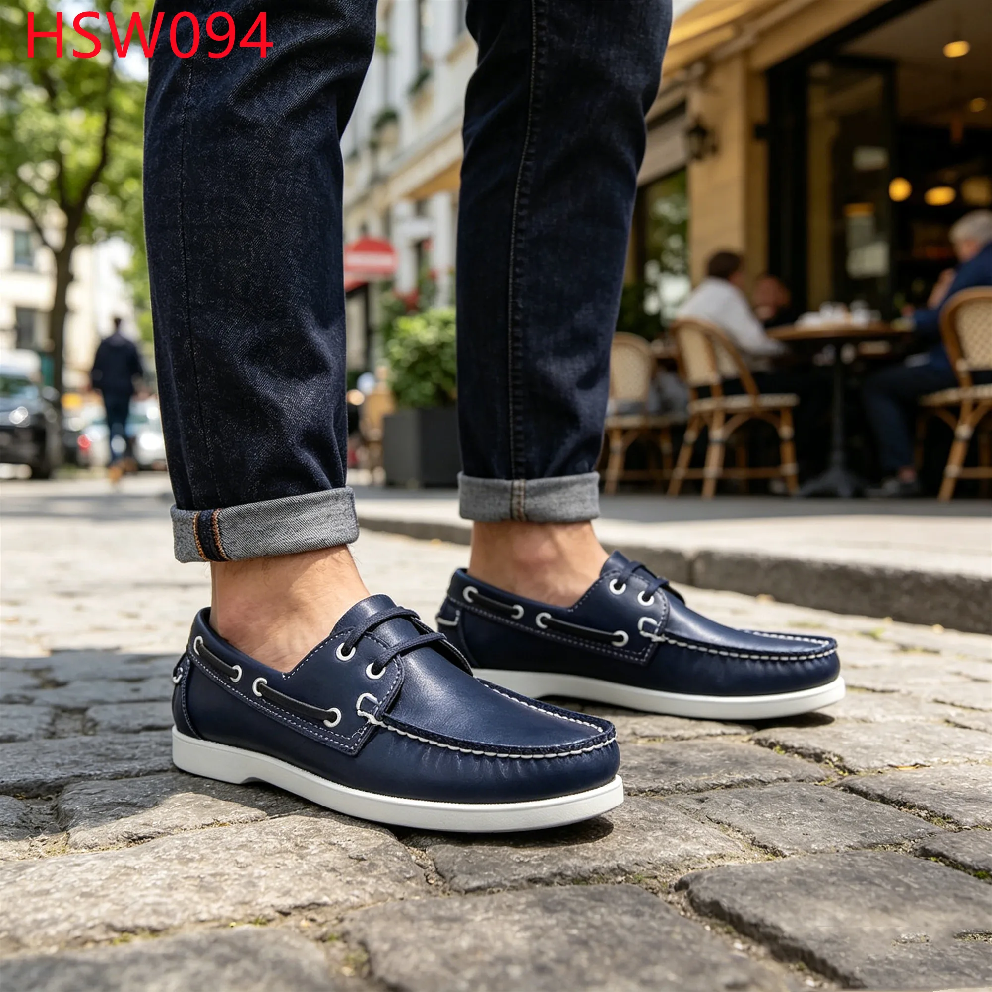 LXG,Street Walking All-day comfort Washblue Penny Shoes Easy-care Material Kids Size Available Boat Shoes in Spain HSW094