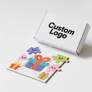 Personalized Custom Luxury Kids Puzzle 100 Pieces Gift Packaging Paper Jigsaw Puzzle