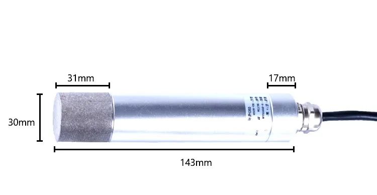 new design ammonia detection industrial underground electrochemistry tube type RY-CNH3 ammonia sensor details