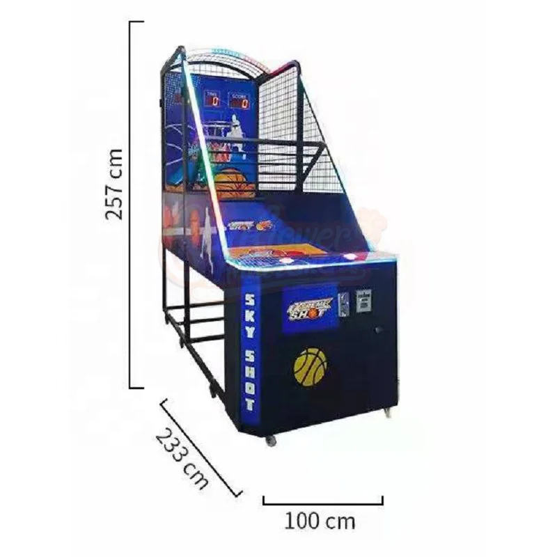 コイン式ストリートバスケットボールアーケードマシン 電子