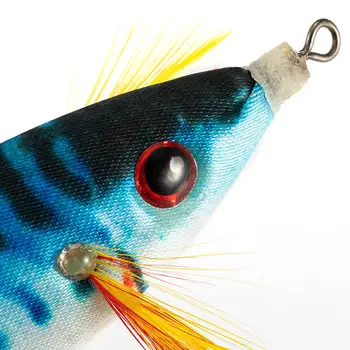 CHEERY Glow Wooden Shrimp Luminous Squid Jigs 10g/70mm Cuttlefish Bait Dtd Mold Bait Hard Plastic Body Cloth – Metal Jig – view 5