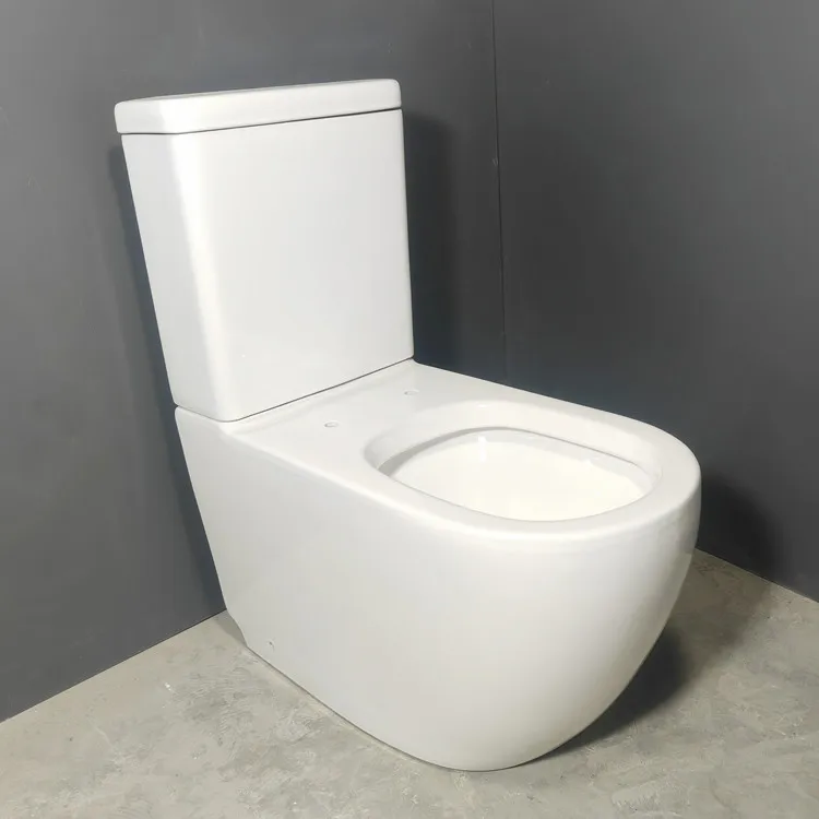 Bathroom Siphonic Flush S Trap Toilet Sanitary Ware Ceramic Dual Flush Toilet Set Two Piece Toilet